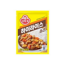 오뚜기 하이라이스소스 2개 1세트, 100g, 7개