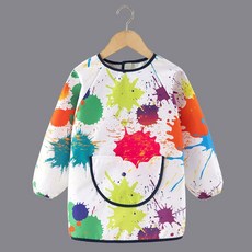 아트조이 어린이 긴소매 미술 가운 그래피티 페인팅 김장 놀이 다용도 방수 앞치마 (4colors), 긴소매 미술 가운 (그래피티)