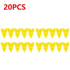 사용 방제 정원 접착 식물 실내외 곤충 노란색 끈끈이 10 40개입 과일 강력 벌레 트랩 해충 파리