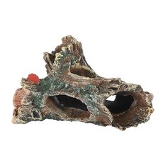 Charmoon 수족관 수족관 오브제 유목 은신처 쉼터 수지 진짜 장식 입상 유형 2, 1개