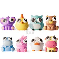 爆眼捏樂/模擬動物舒壓解壓發洩玩具, 1個