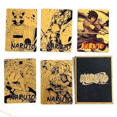나루토 금색카드 포토카드 40장, 61x86mm, 2 5개의 에이스( 사스케가 있어야 함)