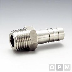 JINI 스텐나사호스니플 VHN-0314 3/8(14) SUS304 배관연결부속