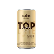 맥심 티오피 마스터 라떼, 200ml, 48개