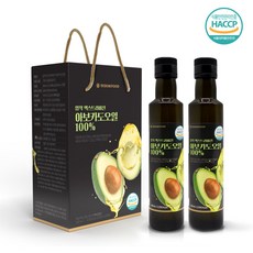 HACCP 아보카도 오일 선물세트 엑스트라버진 설 명절, 2개, 250ml