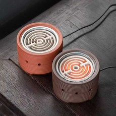 핫플레이트 전기곤로 미니 하이라 스트라이프형전기난로 캠핑용 가정용 세라믹 소형, 일반형, 북형전기난로