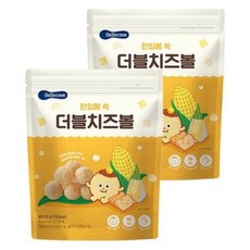 베베쿡 한입에 쏙 인절미 콩볼, 치즈, 25g, 2개