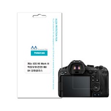 캐논 EOS R6 Mark3 호환용 액정보호 9H 강화글라스 고화질 스크래치 방지 완벽터치 올레포빅