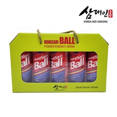 코리아헬스케어 삼대인 홍삼볼 선물세트, 10개, 245ml