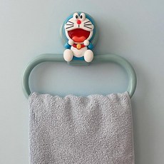 누마 캐릭터 어린이집수건걸이 유치원 귀여운 손수건 후크 거치대 욕실 행거 타월걸이 접착식 타올걸이, 1개, 포옹하는 에몽