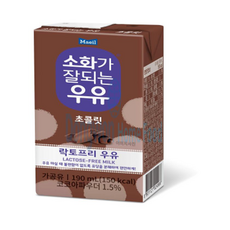 매일유업 소화가 잘 되는 우유 초코, 5개, 190ml