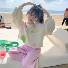 JEMMYCOCO 女童衛衣 春季兒童長袖上衣