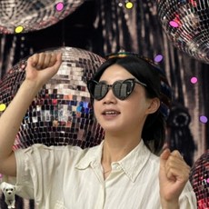 꿀이맘투 뿔테 안경 블랙 파티용품세트