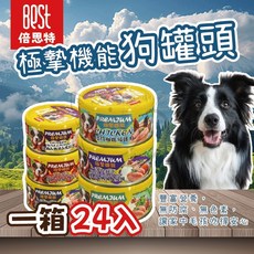 極摯機能 狗狗副食罐 原始叢林配方 全齡犬適用 天然無穀高蛋白寵物罐頭, 1個, 綜合口味