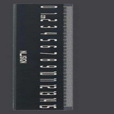 양면 자 15cm 15cm자 학용품자 jck8875kz, 1개, 블랙