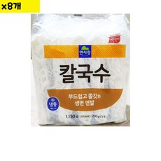 면사랑 칼국수 230g x5개 총1.15kg x8개, 1세트