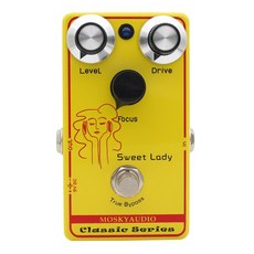 A79E-Mosky Sweet Lady DISTORTION 오버드라이브 기타 이펙트 페달(레벨 및 포커스 컨트롤 포함) 일렉트릭
