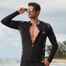에어워크서프 남성래쉬가드 집업 YAWe5034