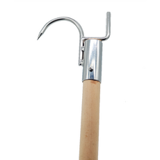 캡틴도반 보트후크 나무자루 학카대 용구대 양학카 갈고리, 1.8m(6자)