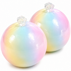 어플리티 콰사삭 왁뿌볼 왁스뿌시기 말랑이 스트레스볼, 2개, 60g, 3색 무지개
