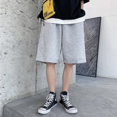 투니스 남성 스트링 루즈핏 스트레이트 캐주얼 반바지
