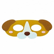 청양토이 머리띠 역할머리띠 역할놀이 반가면띠 14종 중 택1, 강아지, 1개