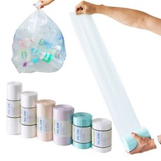 1+1 뜯어쓰는 분리수거 비닐봉투 재활용 쓰레기 봉투 국내산 대형 롤 배접 다용도 20리터~100리터 다양한 사이즈, 160개, 20L