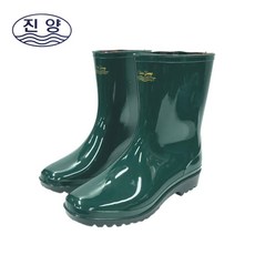 진양 칼라 여자 반장화 작업장화 여성장화 레인부츠 미끄럼방지 무지장화