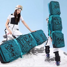 스키 스노우보드 케이스 엣지백 크로스백 팀복 보드백, 블루그래피티 휠리스, 174x36cm, 1개