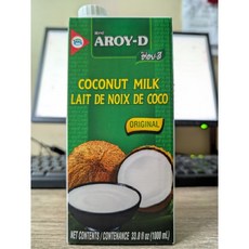 AROY-D 椰奶 原味 1000ml, 1個
