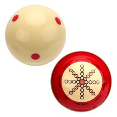 2개 세트 당구 훈련 큐볼 풀 볼 연습 액세서리 테이블 레드 도트 큐볼 초보자 게임 스포츠 트레이너, 2개 세트 당구 훈련 큐볼, 풀 볼 연습 액세서리 테이