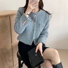 andstyle 女款Rinbukle花呢短版夾克 261687