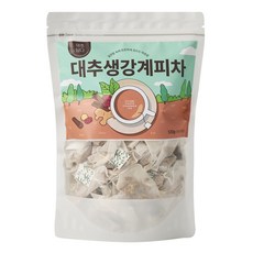 약초담다 대추 생강 계피 차 삼각티백, 1개, 100개입, 1.2g