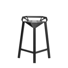 KING KONG CHAIR 美式工業風鐵藝吧檯椅, 1個, 65高黑色