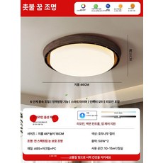 arumsu 날개없는실링팬 천장형실링팬 실링팬조명, 월넛 우드 패턴 46cm, 기본 색상