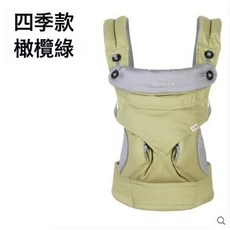 嬰兒揹帶透氣簡易雙肩兒童背巾抱遛娃神器小孩子o型腿, 四季款:橄欖綠, 1個