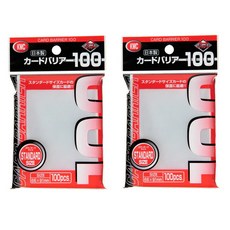 [KMC] 카드베리어 스탠다드 사이즈 슬리브 66 x 91 mm 100매 2개세트 / 포켓몬 원피스 디지몬 등 카드 호환