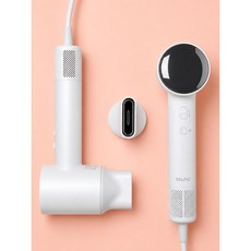 [특가진행중]셀픽 프리미엄 11만RPM고출력 BLDC헤어드라이기 미용실전문가용 스마트 디스플레이탑재 항공모터1600W고성능, 화이트, KH9126