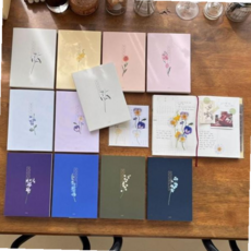 날짜형 다이어리 2026 꽃길여담 인도사이다 59000EA 1EA, 백합