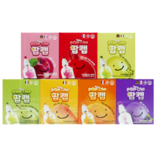 팝캡 키즈 멀티 비타민 음료 캡교체형 어린이 생수병 혼합 오렌지 그린애플 샤인머스킷 망고 [원산지:국산], 5개, 5ml