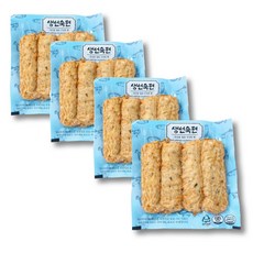 부산 깡통시장 말이어묵 생선숙편 땡초 말이어묵, 200g, 4개