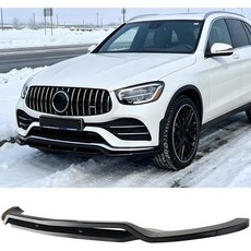 메르세데스 GLC 2026-2023 X254 C254 GLC300 43용 STEV01 프론트 범퍼 립 스플리터 스포일러 핏 4pcs 에어 댐 친 바디 키트 언더바디 립 액세서리, GLC43 AMG Model