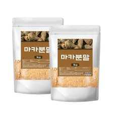 마카 가루 100% 페루산 엘로우 마카파우더 분말 yellow maca powder, 1kg, 2개