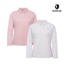 [블랙야크] 여성 베이스 카라 긴팔티 간절기 기본 티셔츠 1BYKTFU501