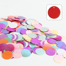 뮤즈 대용량 스팡클 원형 대 100g / 비즈 네일 슬라임 공예재료 파츠장식 만들기재료, 1개, 혼합색상
