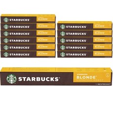 STARBUCKS 星巴克 Nespresso黃金特濃烘焙咖啡膠囊, 12個, 10個, 5.3g
