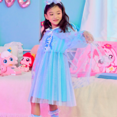 캐치! 티니핑 프린세스 크리스탈 샤 원피스 망토 세트