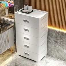 【現貨】北歐加厚收納櫃抽屜家用塑膠整理櫃臥室衣服收納儲物櫃寶寶衣櫃, 高階時光灰-56cm大品牌品質,七層-保固十年