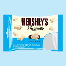 롯데제과 허쉬너겟 쿠키앤크림 159g x10 (1박스), 단품