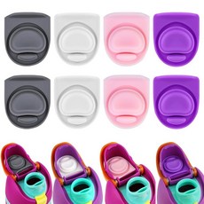 ECLATIS ZON 온BB2E(넓음) Owala Fr2E(넓음)Sip 680.4g24온스 946.4ml32온스 물병 뚜껑 삽입 캡 고무 씰 부품 400/19/24/32/40, 스토퍼 8팩, 2-4가지 혼합 색상 3